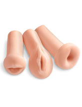 Pipedream Extreme Toyz All 3 Holes Realistic Male Stroker Masturbators and Strokers